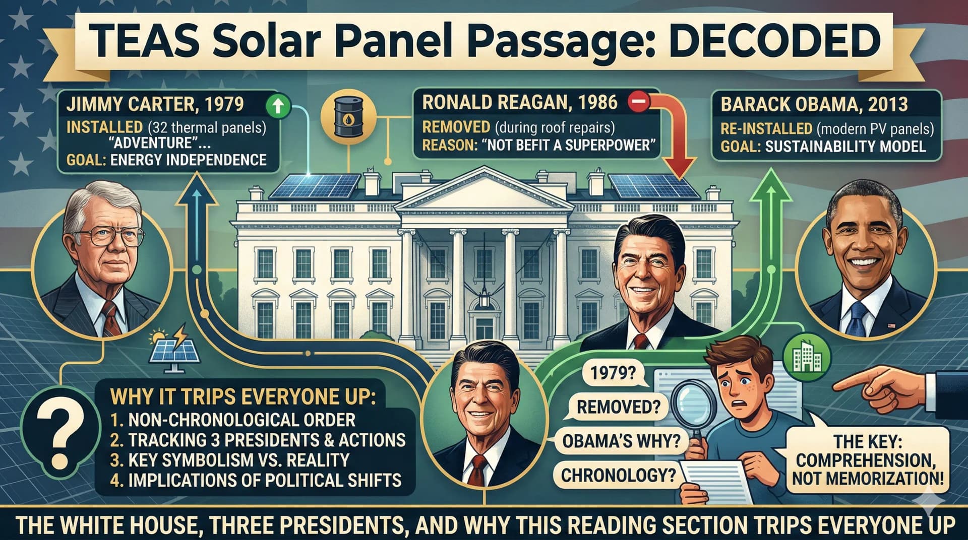 TEAS Solar Panel Passage: The White House, Three Presidents, and Why This Reading Section Trips Everyone Up