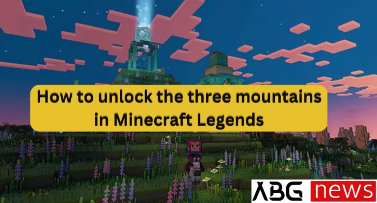 How to unlock the three mountains in Minecraft Legends