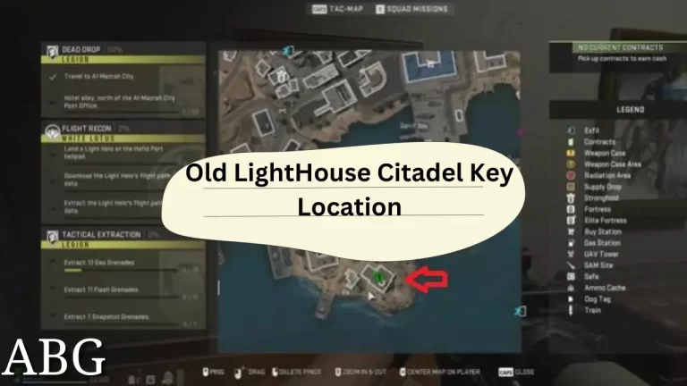 Old LightHouse Citadel Key Location